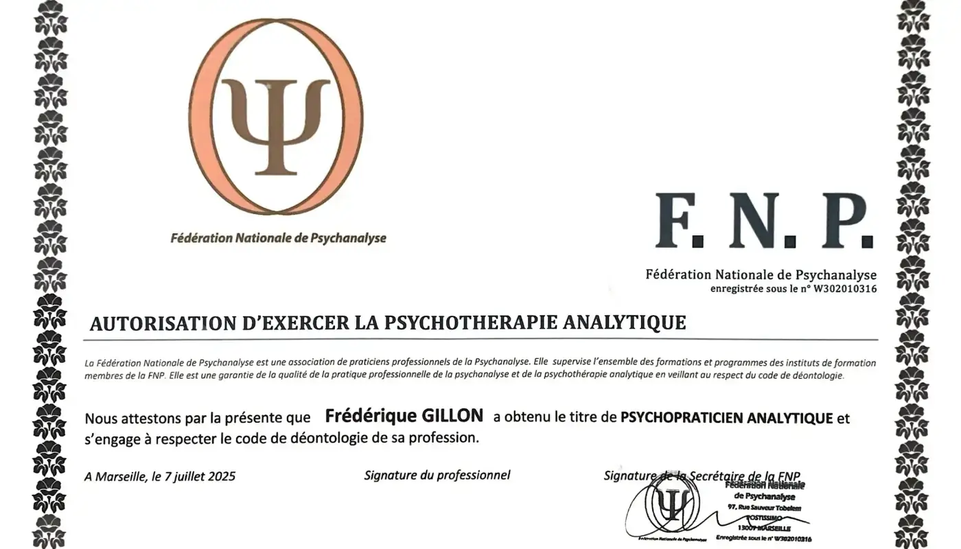 Autorisation d'exercer par la F.N.P